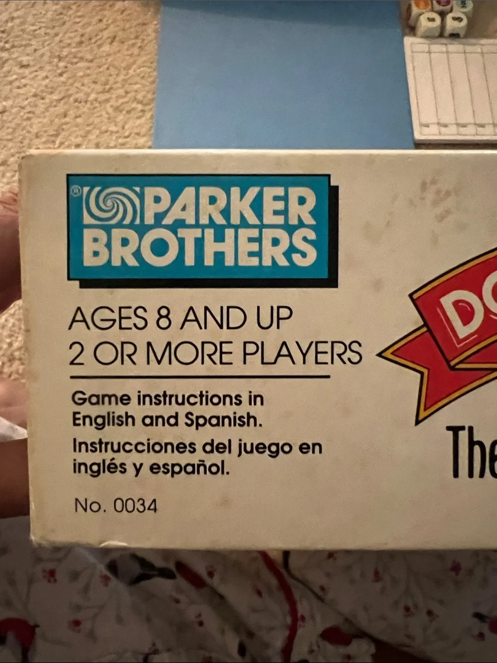 Vintage Don't Go To Jail Dice Game